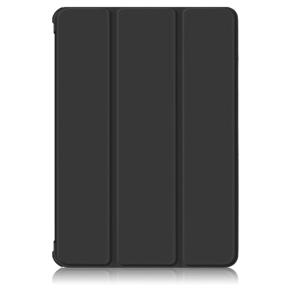 For Samsung Galaxy Tab S7 FE 12.4 Solid Color TPU Horizontal Flip Tablet Leather Case with...(Black)