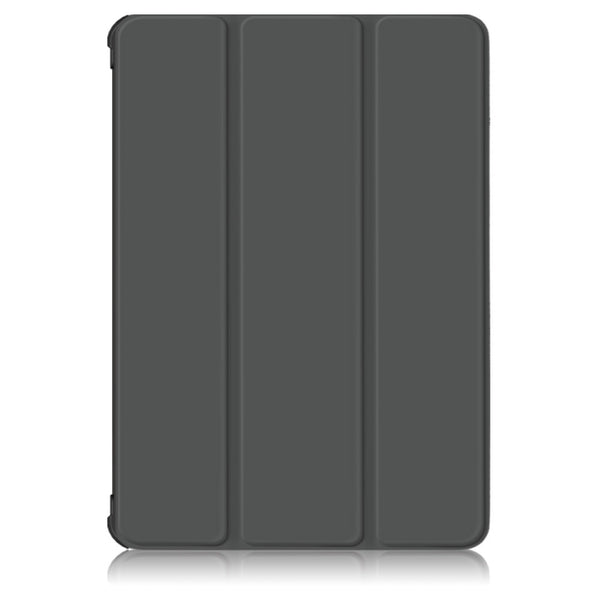 For Samsung Galaxy Tab S7 FE 12.4 Solid Color TPU Horizontal Flip Tablet Leather Case with ...(Grey)