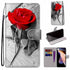 For Xiaomi Redmi Note 11 Pro 11 Pro Global Coloured Drawing Cross Texture Hor...(Red Rose On Wooden)