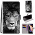 For Xiaomi Redmi Note 11 Pro 11 Pro Global Coloured Drawing Cross Text...(Black and White Lion Head)