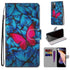 For Xiaomi Redmi Note 11 Pro 11 Pro Global Coloured Drawing Cross Text...(Big Red Butterfly On Blue)