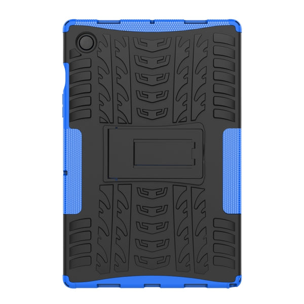 For Samsung Galaxy Tab A8 10.5 (2021) Tire Texture TPU PC Tablet Case(Blue)