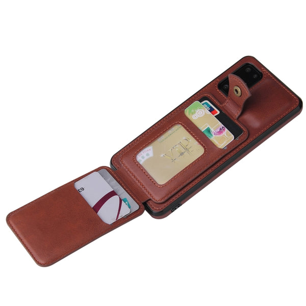 For Samsung Galaxy Note20 Soft Skin Leather Wallet Bag Phone Case(Brown)