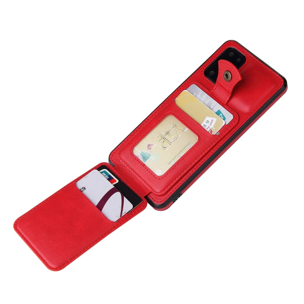 For Samsung Galaxy Note20 Soft Skin Leather Wallet Bag Phone Case(Red)