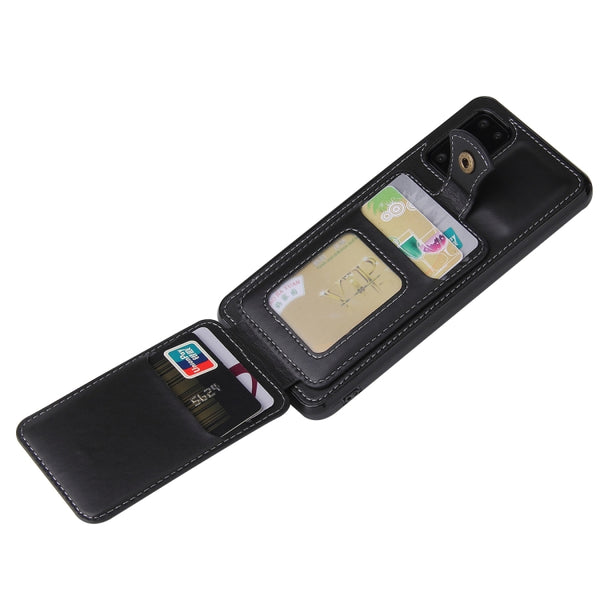 For Samsung Galaxy Note20 Soft Skin Leather Wallet Bag Phone Case(Black)