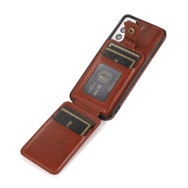 For Samsung Galaxy S21 5G Soft Skin Leather Wallet Bag Phone Case(Brown)