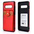 For Samsung Galaxy S10 Soft Skin Leather Wallet Bag Phone Case(Red)