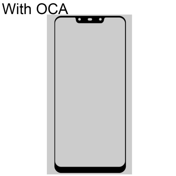 For Honor 8C Front Screen Outer Glass Lens with OCA Opticall