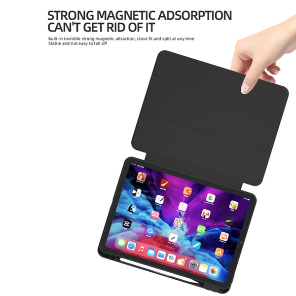 For iPad Pro 11 2022 2021 Magnetic Split Leather Smart Tablet Case(Black)