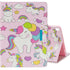 For iPad 10.2 Colored Drawing Pattern Horizontal Flip Leather Case with Holder & Ca...(Cute Unicorn)