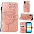 For Sony Xperia ACE III Embossed Butterfly Leather Phone Cas