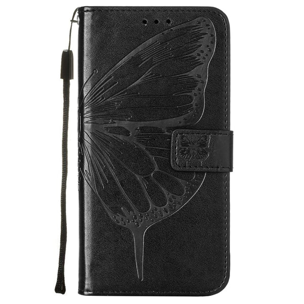 For Sony Xperia ACE III Embossed Butterfly Leather Phone Cas