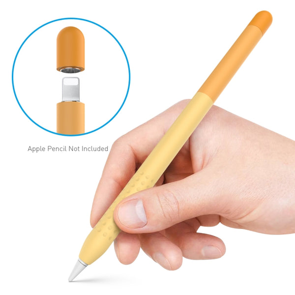 DUX DUCIS Gradient Silicone Stylus Protective Case for Apple Pencil 1st Gen(Orange)
