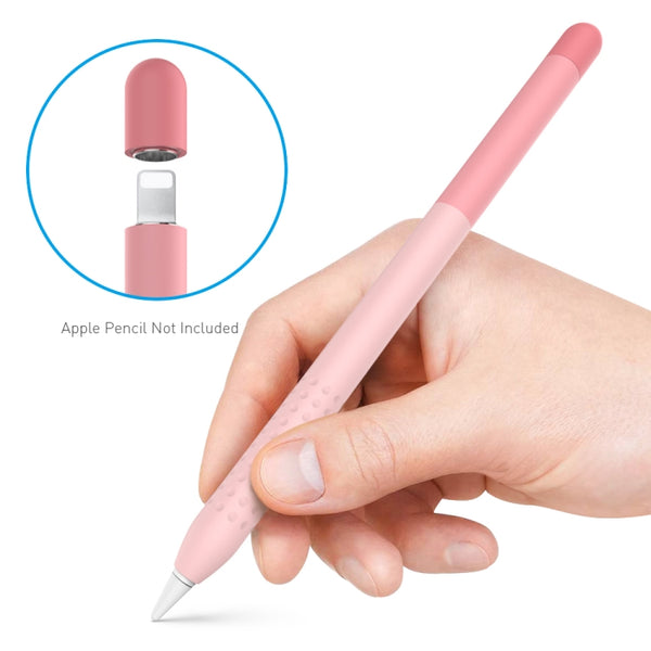 DUX DUCIS Gradient Silicone Stylus Protective Case for Apple Pencil 1st Gen(Pink)