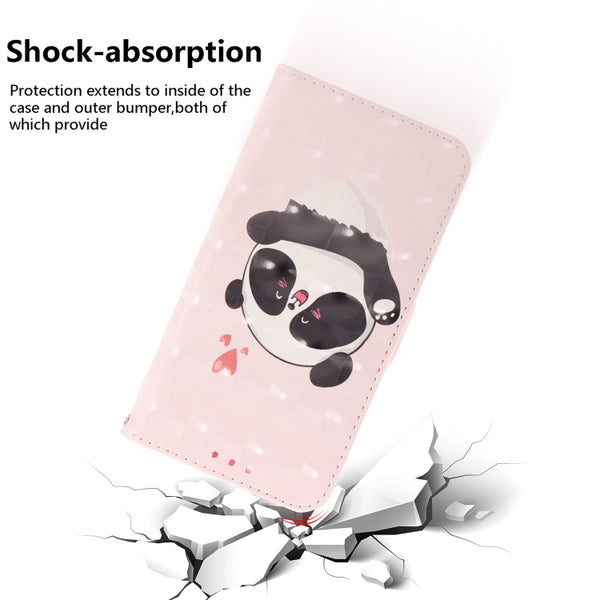 For Xiaomi 12 12X 3D Colored Horizontal Flip Leather Phone Case(Heart Panda)