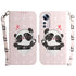 For Xiaomi 12 12X 3D Colored Horizontal Flip Leather Phone Case(Heart Panda)