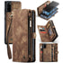 For Galaxy S20 CaseMe Detachable Multifunctional Horizontal Flip Leather Case, with Card S...(Brown)