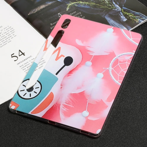 For Samsung Galaxy Tab S7 S7 FE S8 Painted TPU Tablet Case(Wind Chimes)