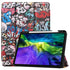 For iPad Pro 11 inch 2020 Painted TPU Smart Tablet Holster With Sleep Function & Tri-Fo...(Graffiti)