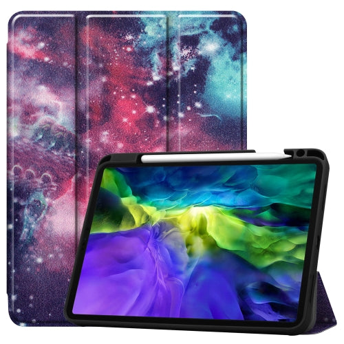 For iPad Pro 11 inch 2020 Painted TPU Smart Tablet Holster With Sleep Function & T...(Galaxy Nebula)