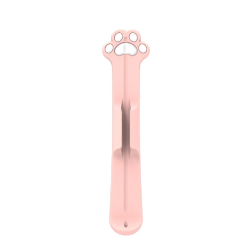 Stylus Silicone Magnetic Cartoon Pen Holder For Apple Pencil 1 2(Pink Cat Paw)