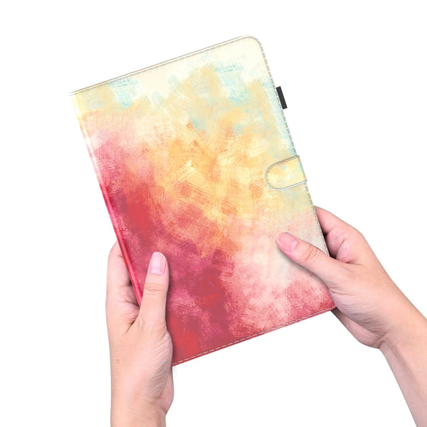 For OPPO Pad Air Watercolor Pattern Flip Leather Tablet Case