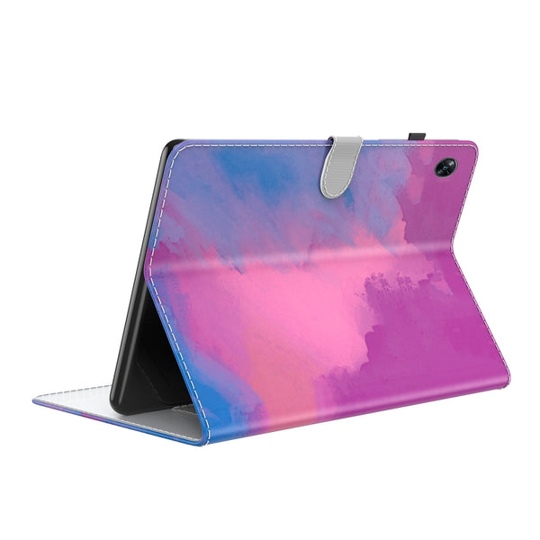 For OPPO Pad Air Watercolor Pattern Flip Leather Tablet Case