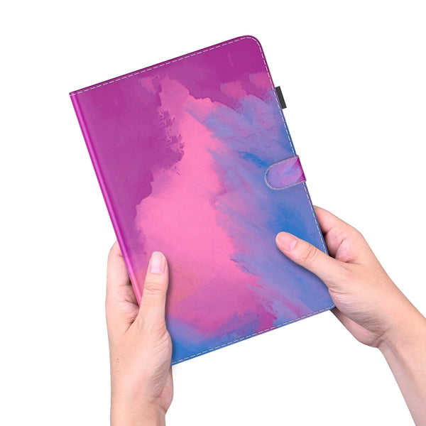 For OPPO Pad Air Watercolor Pattern Flip Leather Tablet Case