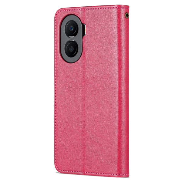 For Honor X40i AZNS Sheepskin Texture Flip Leather Phone Cas
