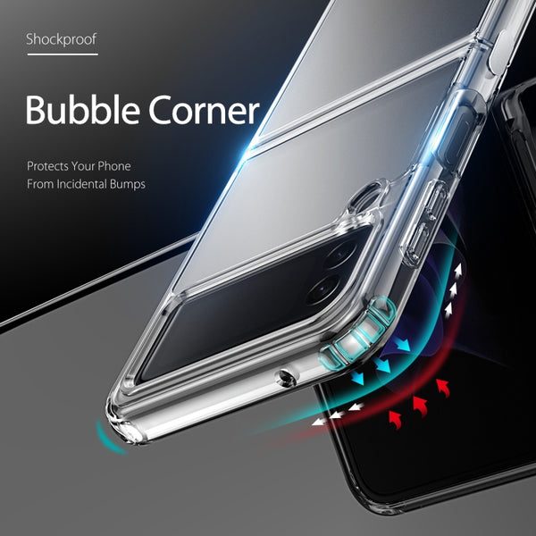 For Samsung Galaxy Z Flip4 5G DUX DUCIS Clin Series PC TPU Phone(Transparent)