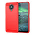 For Nokia 6.3 6.4 Brushed Texture Carbon Fiber TPU Phone Cas