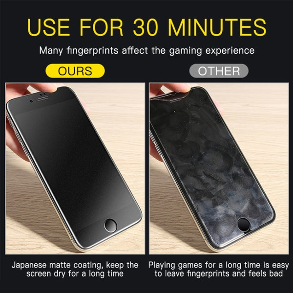 For iPhone 14 Pro AG Matte Frosted Full Cover Tempered Glass
