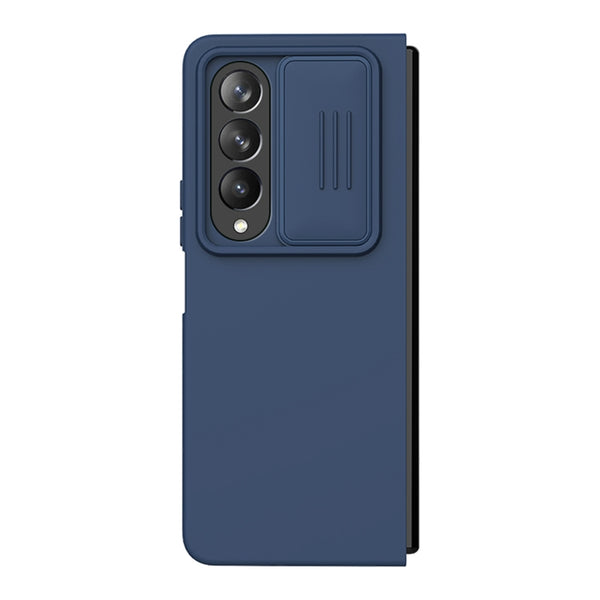 For Samsung Galaxy Z Fold4 5G NILLKIN CamShield Liquid Silicone PC Full Coverage Case(Blue)
