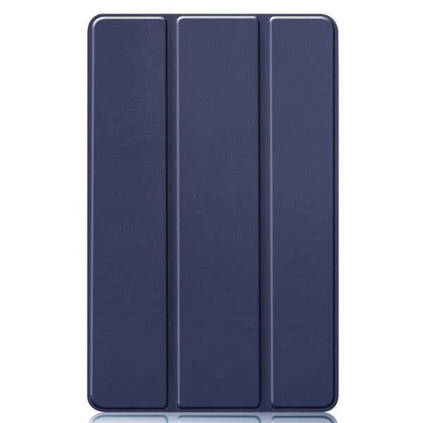 For Galaxy Tab S6 Lite 10.4 inch Custer Pattern Pure Color Horizontal Flip Leather Case wit...(Blue)
