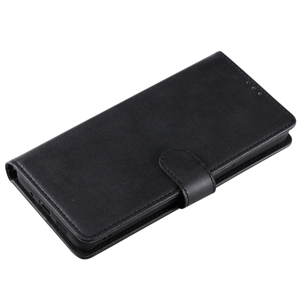 For Galaxy S20 Plus 2 in 1 Solid Color Detachable PU Leather Case with Card Slots & Magnet...(Black)