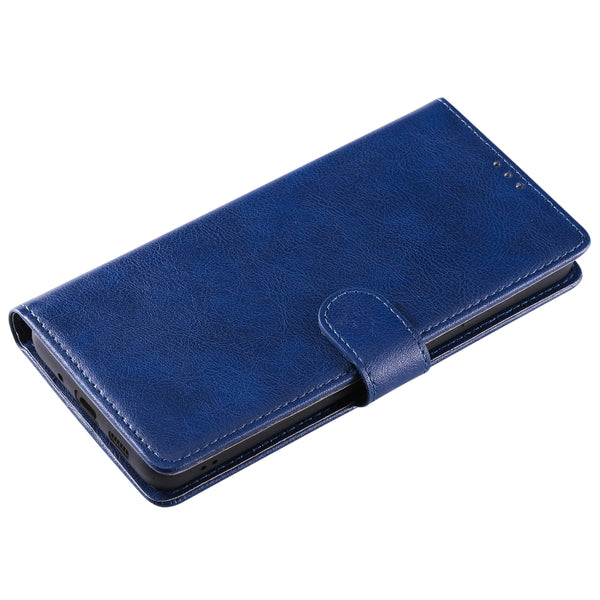 For Galaxy S20 Plus 2 in 1 Solid Color Detachable PU Leather Case with Card Slots & Magneti...(Blue)