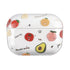 For AirPods Pro 2 Bronzing Fruit Pattern PC Earphone Hard Pr