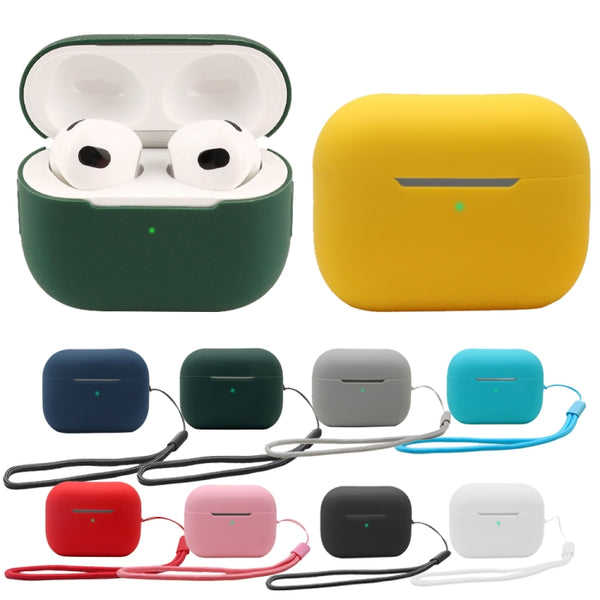 For AirPods Pro 2 2.0mm Solid Color Silicone Protective Cove