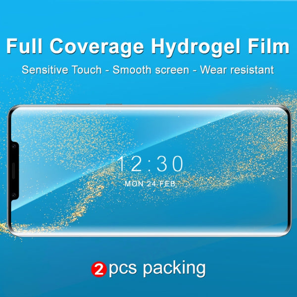 For Huawei Mate 50 2pcs imak Curved Full Screen Hydrogel Fil