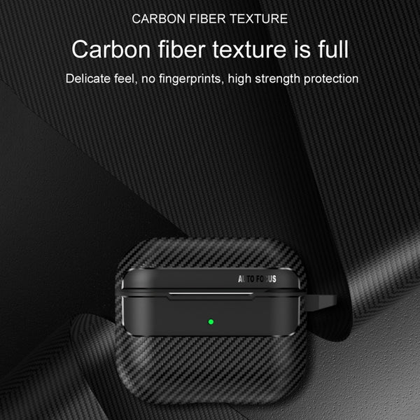 For AirPods Pro 2 Carbon Fiber Texture Anti | fall Earphone