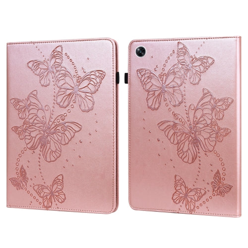For OPPO Pad Air 2022 Embossed Butterfly Pattern Leather Tab