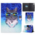 For iPad 10th Gen 10.9 2022 Electric Pressed Colored Drawing Smart Leather Tablet...(Headphone Cat))