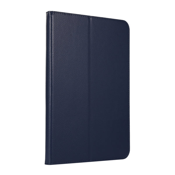 For iPad 10th Gen 10.9 2022 Litchi Texture Leather Smart Tablet Case with Holder(Dark Blue)