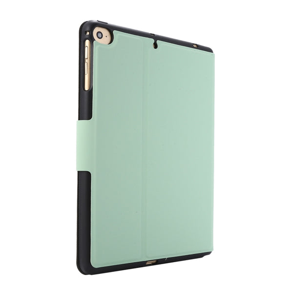For iPad mini 5 4 3 2 1 Electric Pressed Texture Horizontal Flip Leather Case with Ho...(Mint Green)