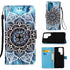 For Samsung Galaxy S23 Ultra 5G Colored Drawing Pattern Plain Weave Leather Pho...(Undersea Mandala)