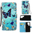 For Samsung Galaxy S23 Ultra 5G Colored Drawing Pattern Plain Weave Leather Pho...(Caring Butterfly)