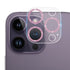 For iPhone 14 Pro Max 14 Pro Tempered Glass Glitter CD Texture Back Camera Film(Pink)