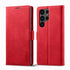 For Samsung Galaxy S23 Ultra 5G LC.IMEEKE Strong Magnetism Microfiber Leather Phone Case(Red)