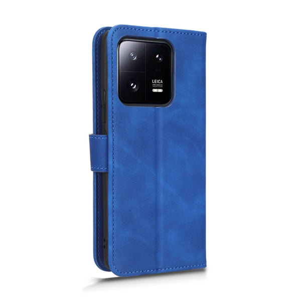 For Xiaomi 13 Pro Skin Feel Magnetic Flip Leather Phone Case(Blue)