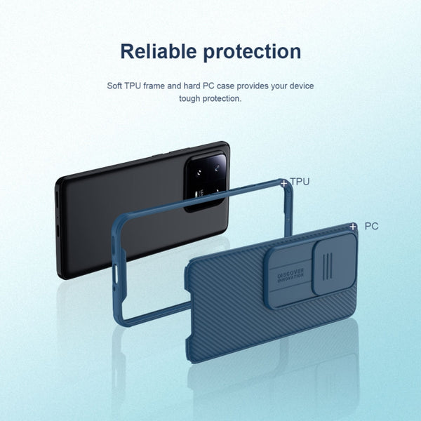 For Xiaomi 13 Pro NILLKIN CamShield Pro PC Phone Case(Blue)
